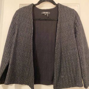 NIC+ZOE Black and Silver Jacket/Cardigan